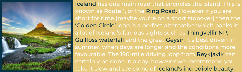 golden circle loop iceland